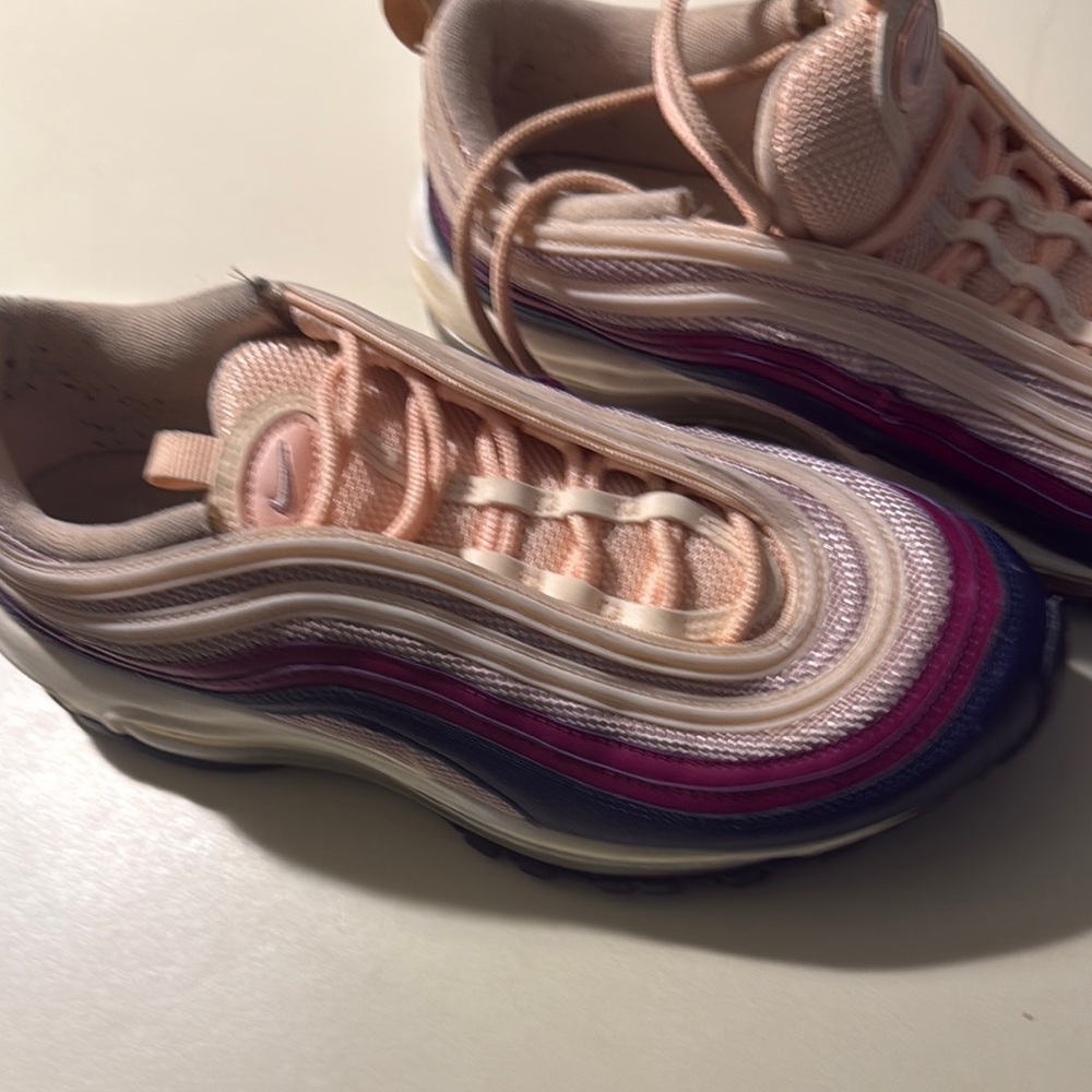 Pink and Purple Sneakers